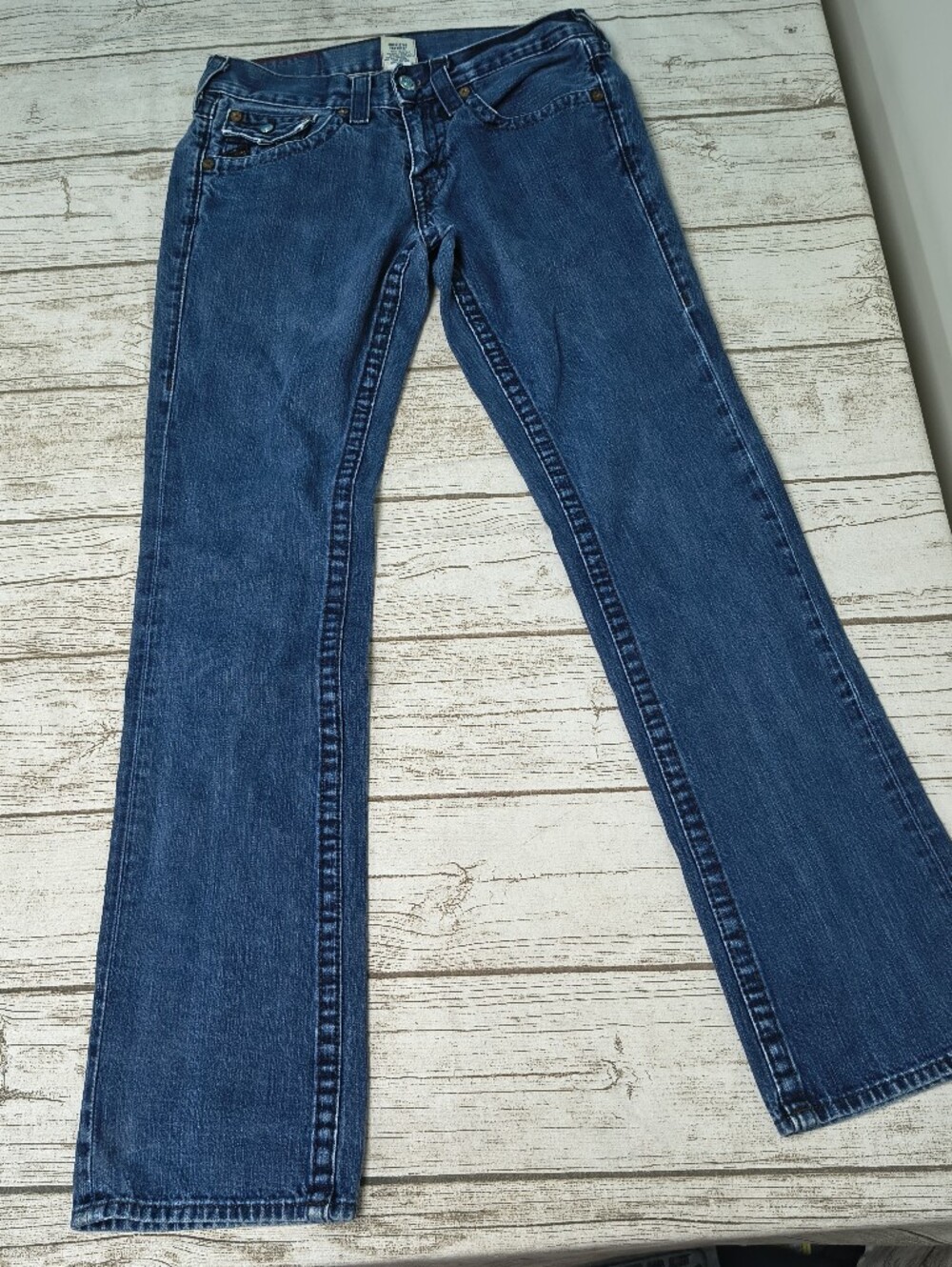 True Religion Y2K Ultra Low Rise Jeans Women Size 29 - Picture 2 of 7